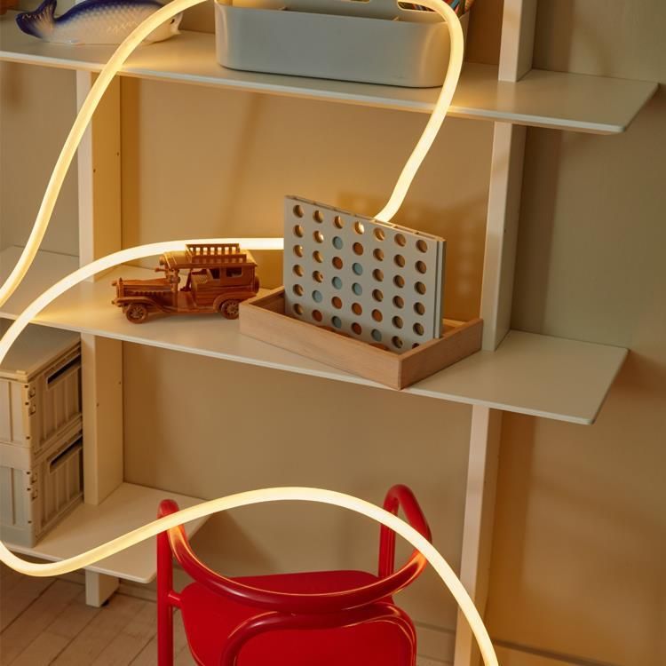 Lampe néon FLEX TUBE LED Silicone blanc 9m