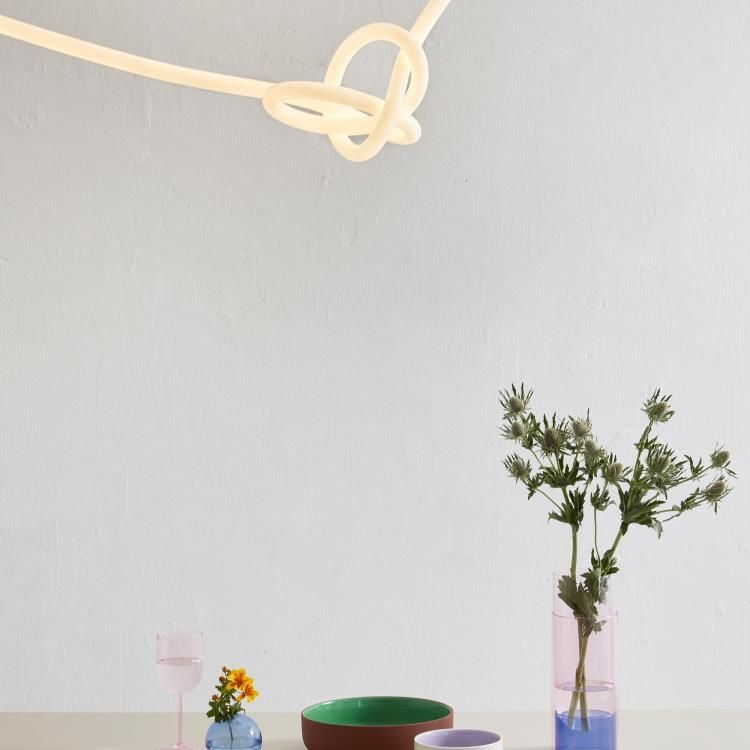 Lampe néon LED FLEX mount silicone blanc 4m