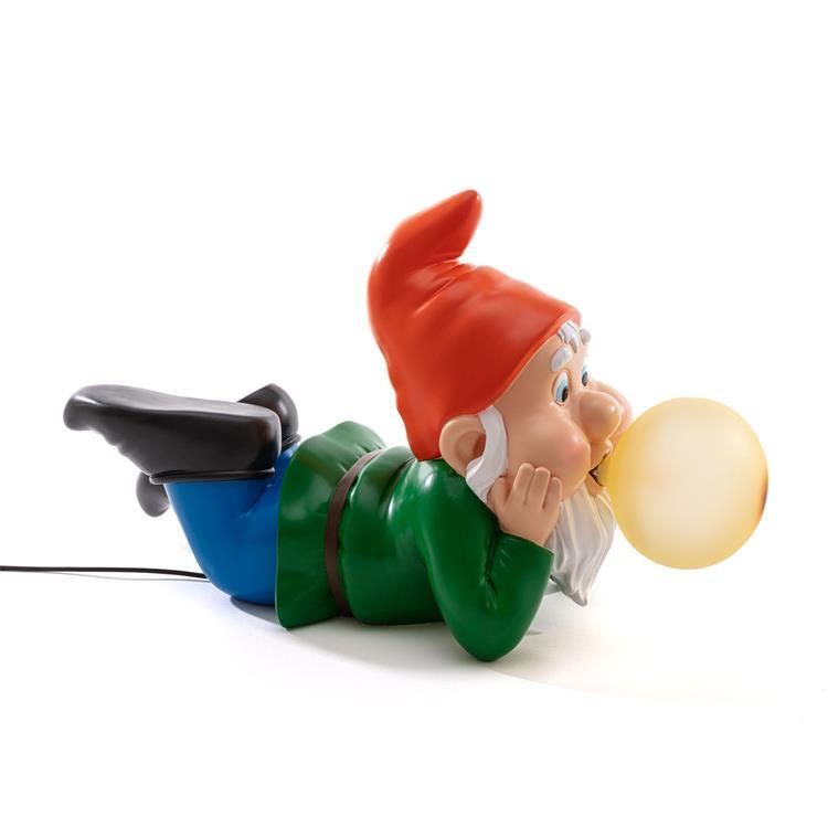 Lampe nain de jardin GUMMY dreaming multicolore H26cm