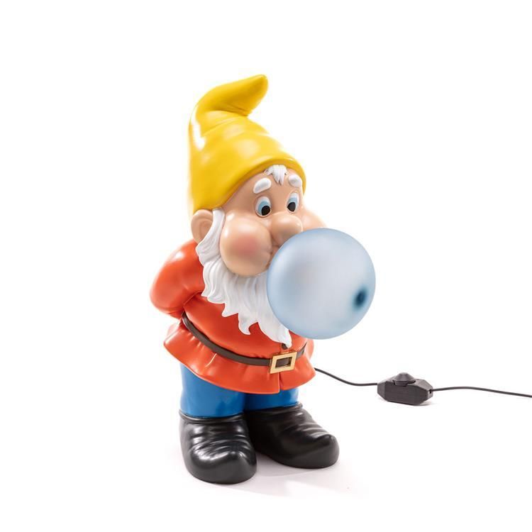 Lampe nain de jardin GUMMY snoopy multicolore H42cm