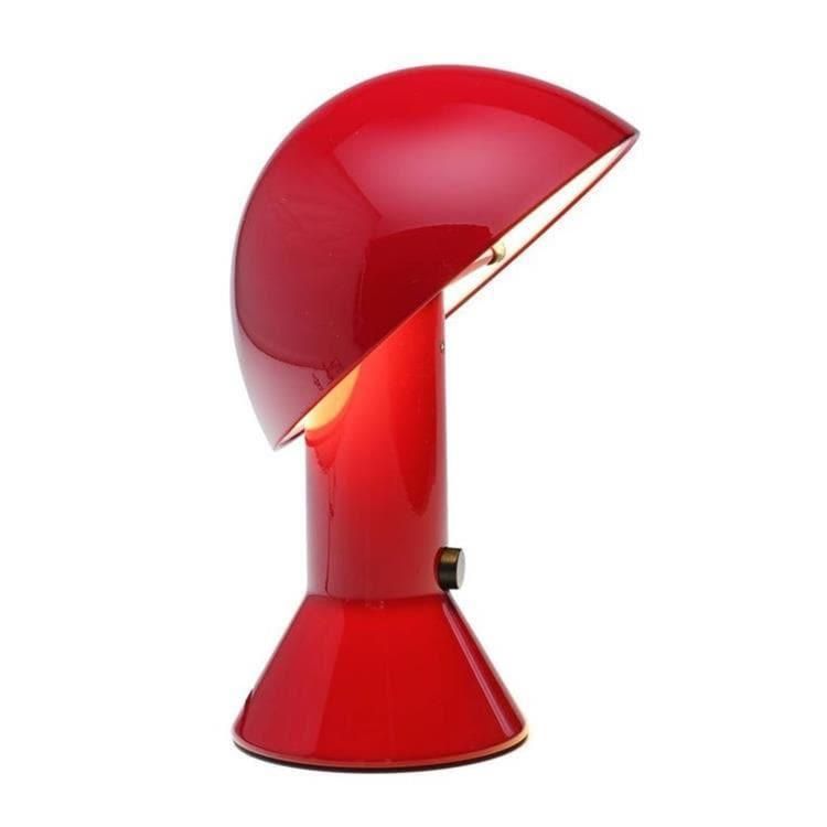 Lampe à poser ELMETTO rouge H28cm
