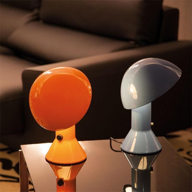Lampe à poser ELMETTO orange H28cm