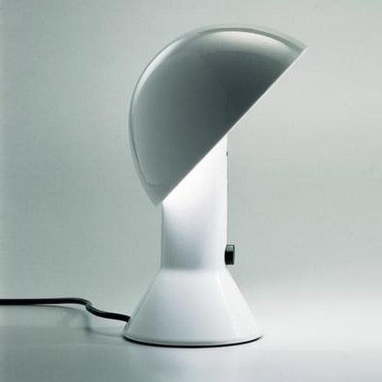 Lampe à poser ELMETTO blanc H28cm