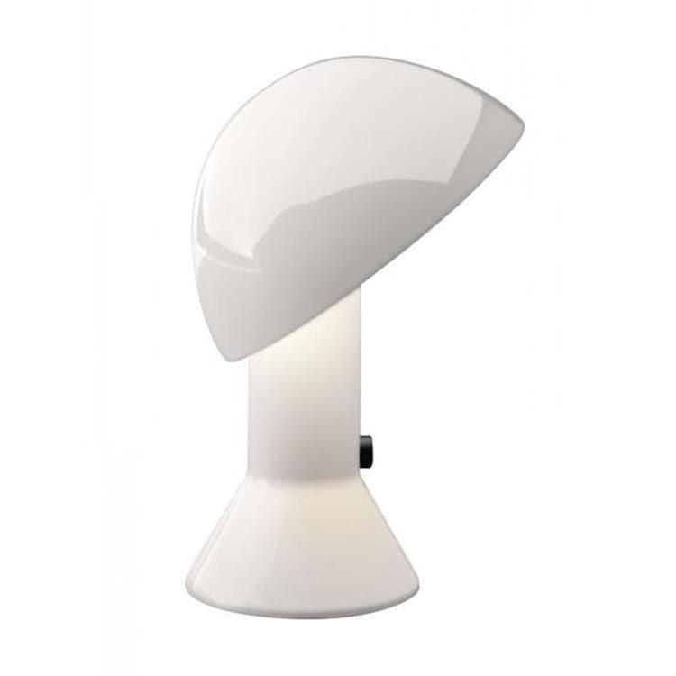 Lampe à poser ELMETTO blanc H28cm