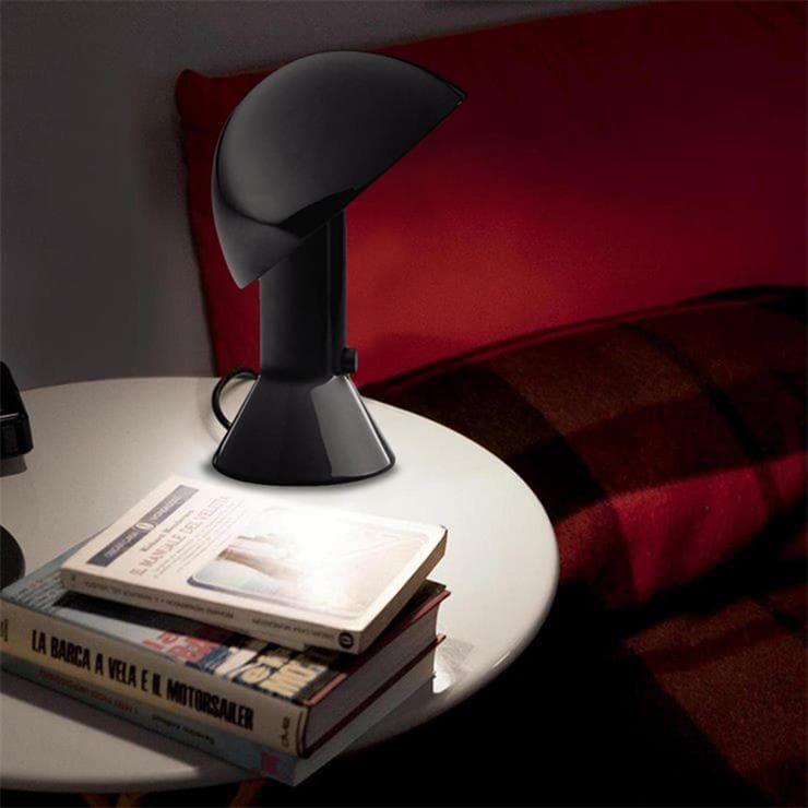 Lampe à poser ELMETTO noir H28cm
