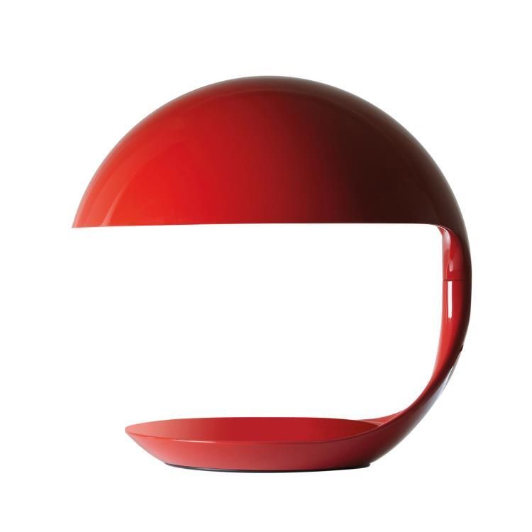 Lampe à poser COBRA rouge H40cm