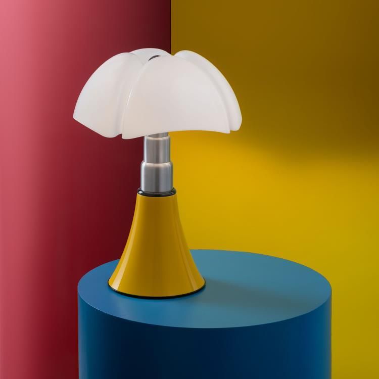 Lampe LED MINI PIPISTRELLO jaune H35cm