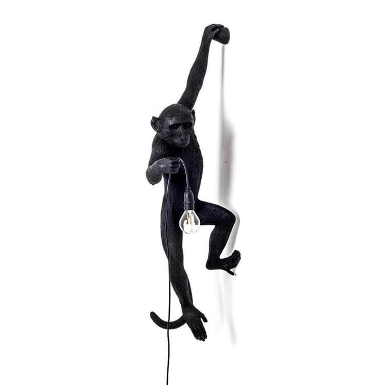 Applique d'extérieure MONKEY noir H76.5cm