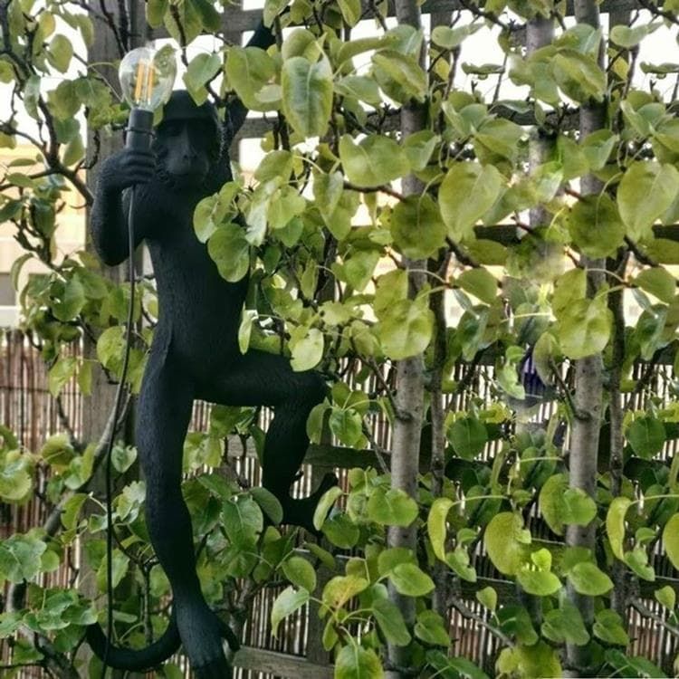 Applique d'extérieure MONKEY noir H76.5cm