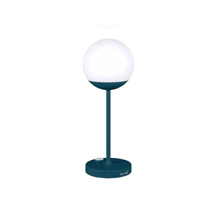 Lampe extérieure LED MOOON! nomade bleu H40cm