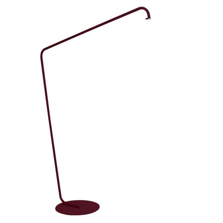 Pied de lampe déporté BALAD cerise H190cm
