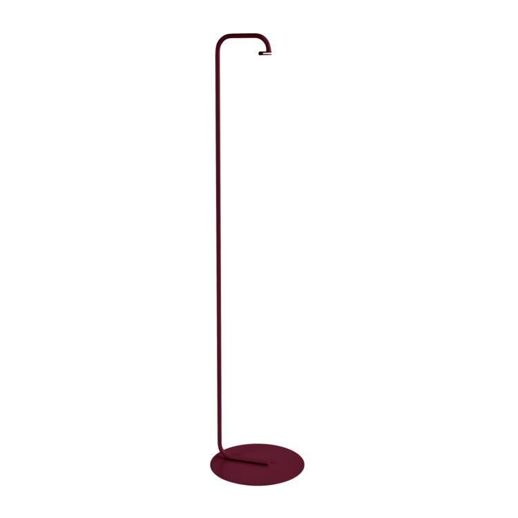 Pied de lampe droit BALAD rouge H157cm