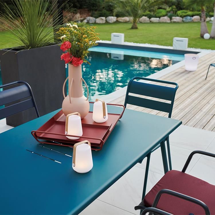 Lot de 3 lampes nomade BALAD bambou H12cm