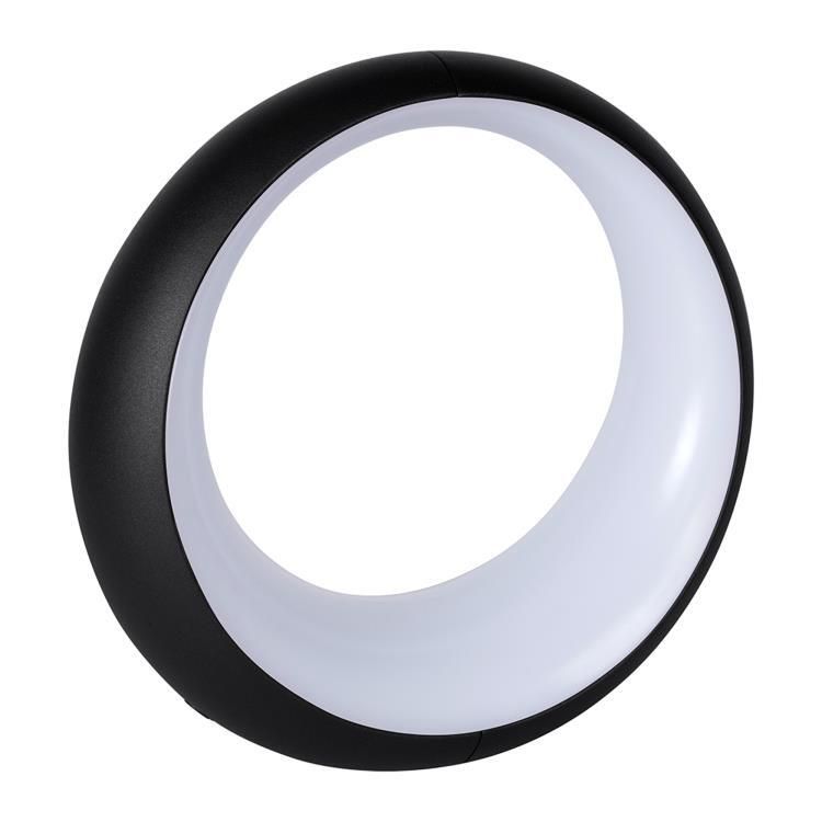 Lampe LED HOOPIK dimmable sans fil réglisse noir Ø24cm