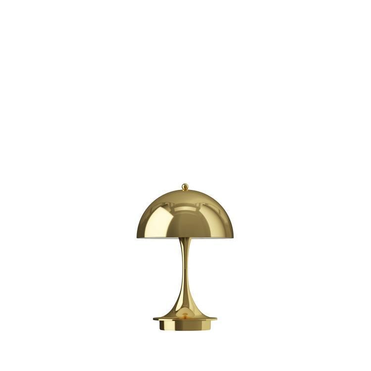 Lampe baladeuse LED PANTHELLA dimmable doré H23cm