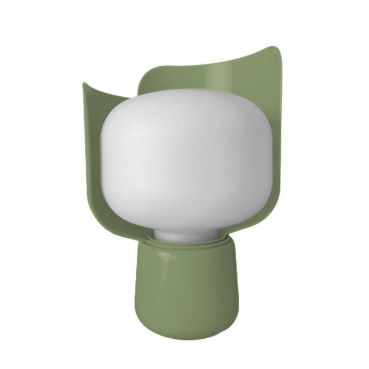 Lampe BLOM polypropylène vert pâle H24cm