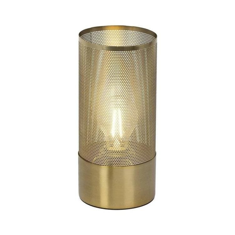 Lampe à poser GRACIAN E27 métal blanc H27cm