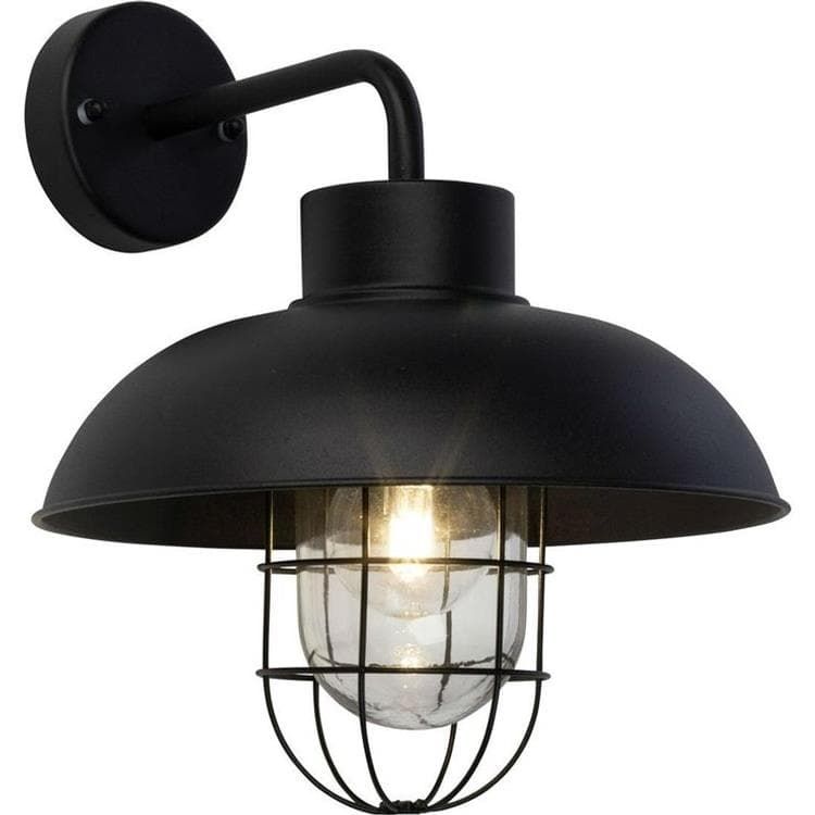 Applique extérieure PORTLAND noir H29cm