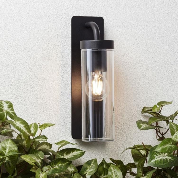Applique extérieur AOSTA noir H30cm