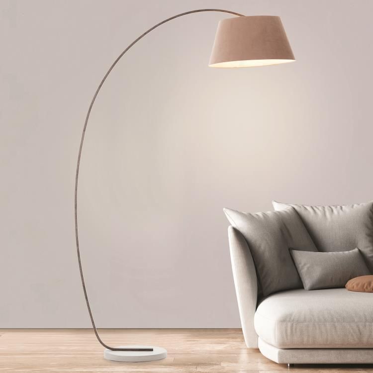 Lampadaire BROK marron/gris H196cm