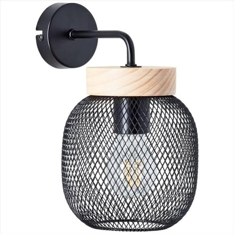 Applique GIADA noire H26,5cm