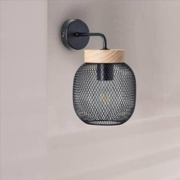 Applique GIADA noire H26,5cm