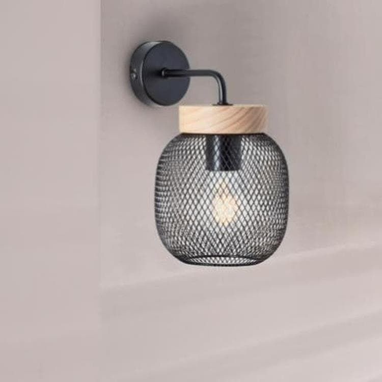 Applique GIADA noire H26,5cm