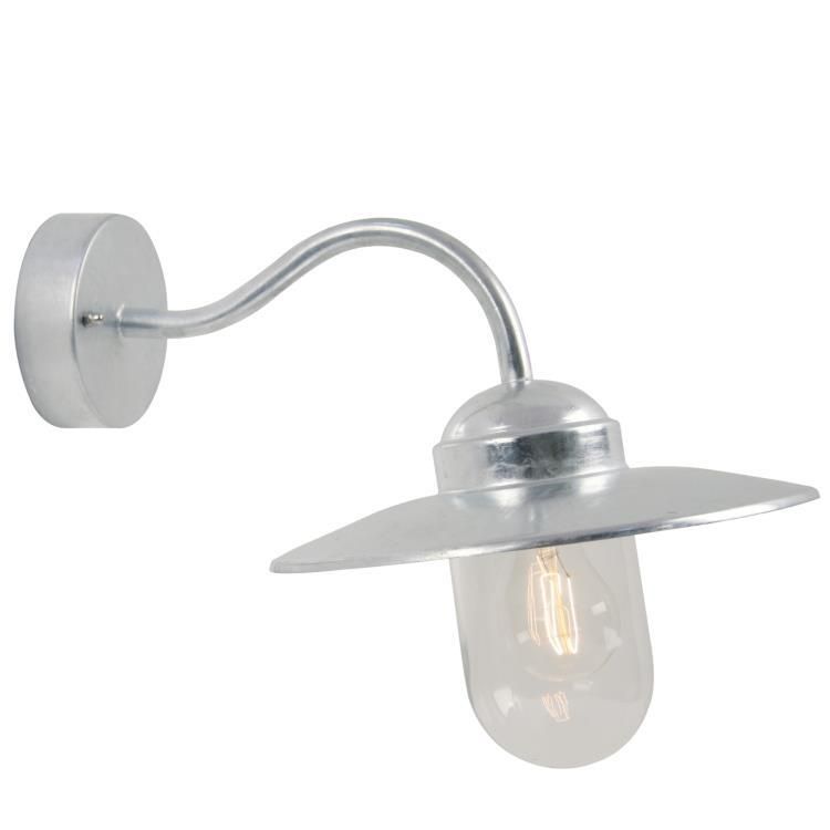 Applique extérieure LUXEMBOURG acier galvanisé H27cm