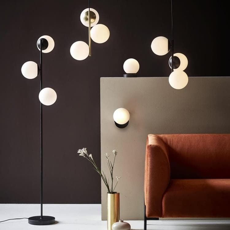Lampadaire LILLY noir H150cm