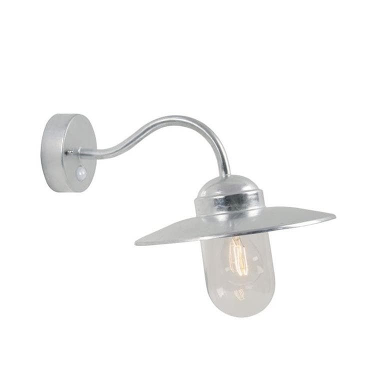 Applque extérieure avec détecteur LUXEMBOURG gris H27cm