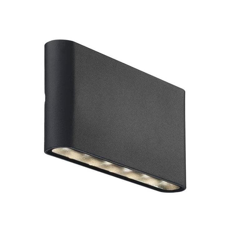 Applique extérieure KINVER noir L20cm