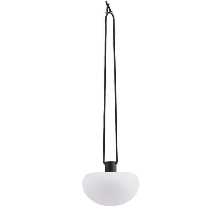 Suspension extérieure LED SPONGE noir Ø20cm