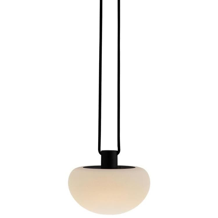 Suspension extérieure LED SPONGE noir Ø20cm