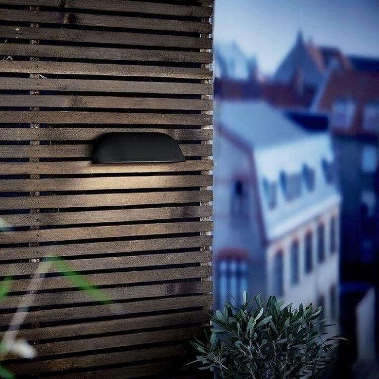 Applique extérieure LED FRONT noir L26CM