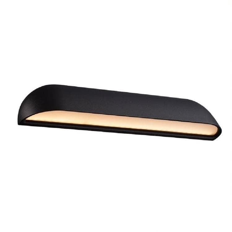 Applique extérieure LED  FRONT noir L26CM
