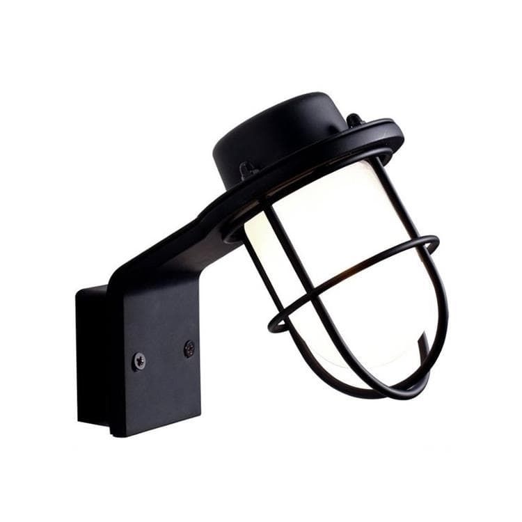 Applique salle de bain LED MARINA noir H14cm