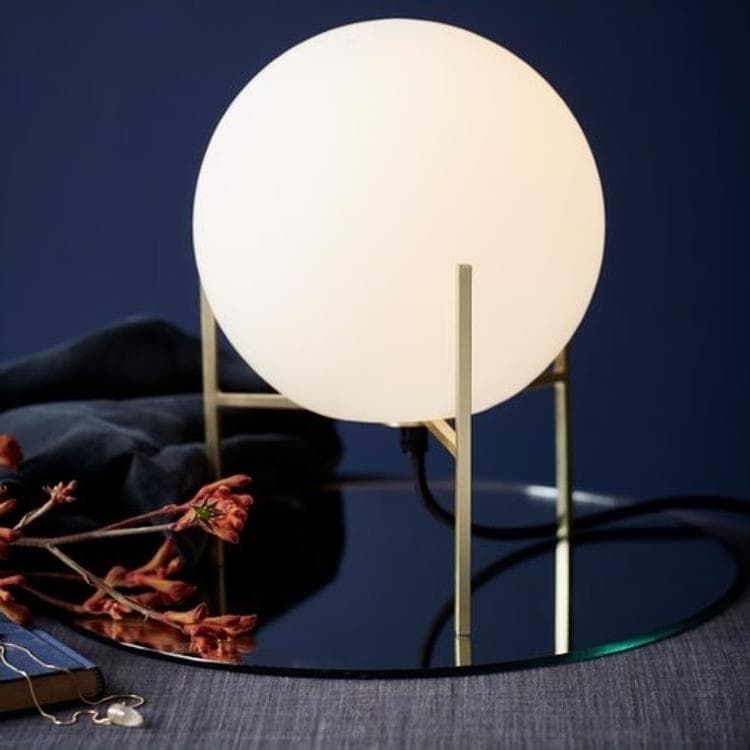 Lampe à poser ALTON blanc H29cm