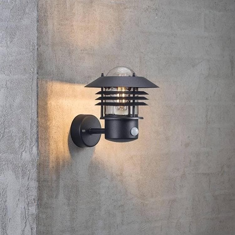 Borne extérieure VEJERS noir H23 cm