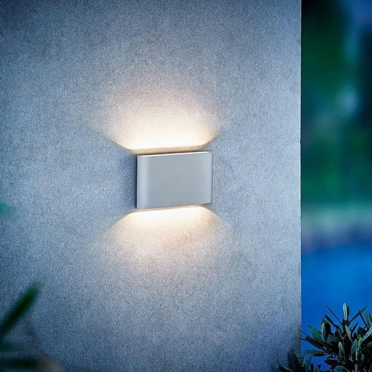 Applique extérieure LED KINVER blanc L20cm