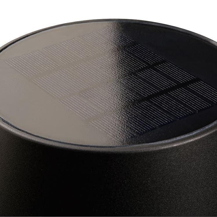 Borne pic solaire LED NAMA noir H50cm