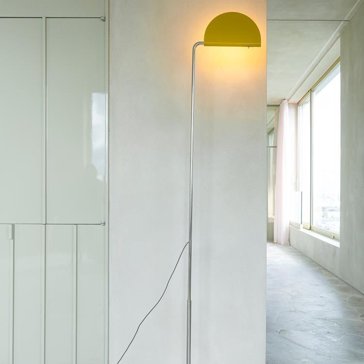 Lampe DIAL jaune H51.5cm