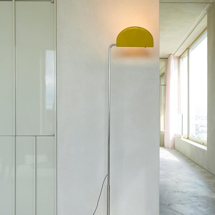 Lampe DIAL jaune H51.5cm