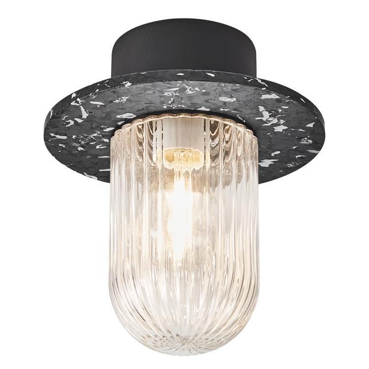 Plafonnier extérieur JANUKA noir H20,5cm