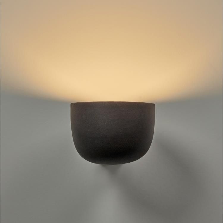 Applique LED solaire RICA noir H12cm