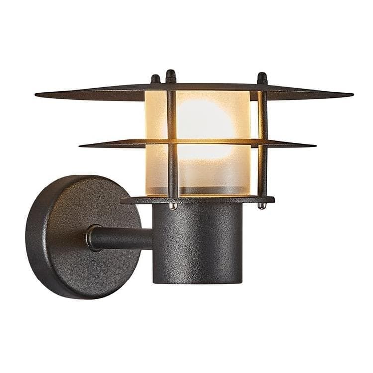 Applique extérieure BASTIA noir Ø24cm