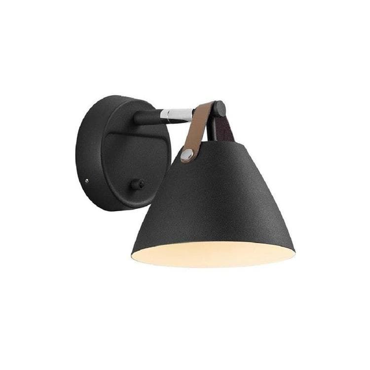 Applique murale STRAP 15 Noir H17cm