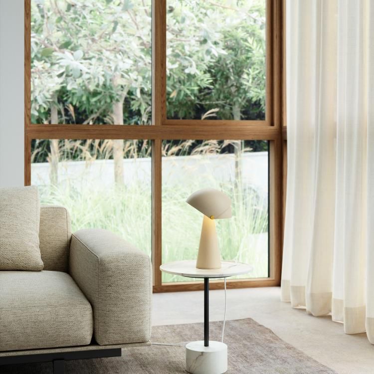 Lampe à poser ALIGN beige H33,5cm