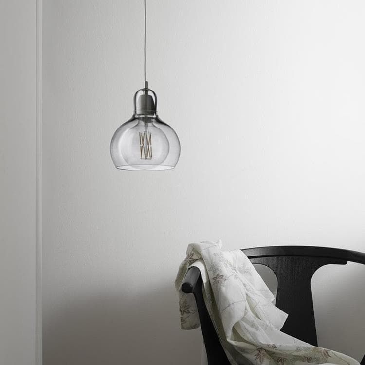 Suspension MEGA BULB SR2 argent Ø18cm