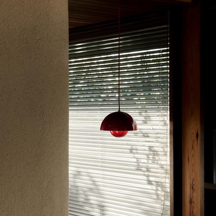 Suspension FLOWERPOT VP1 rouge Ø23cm