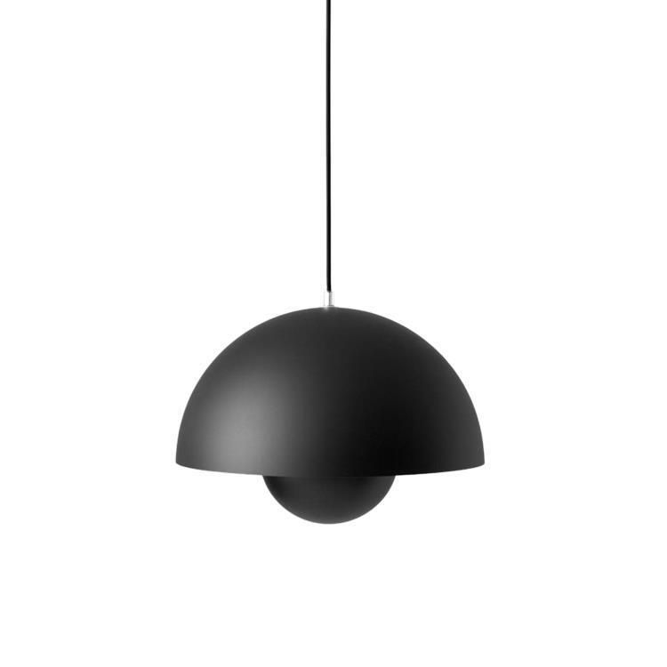 Suspension FLOWERPOT VP2 noir mat Ø50cm
